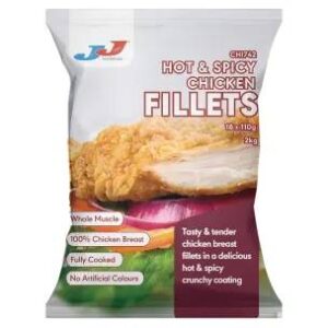 WHOLE MUSCLE HOT & SPICY HALAL CHICKEN FILLETS